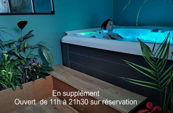 Bed and Breakfast Les Treilles De Salies - Spa Et Sauna Interieur Exterior foto